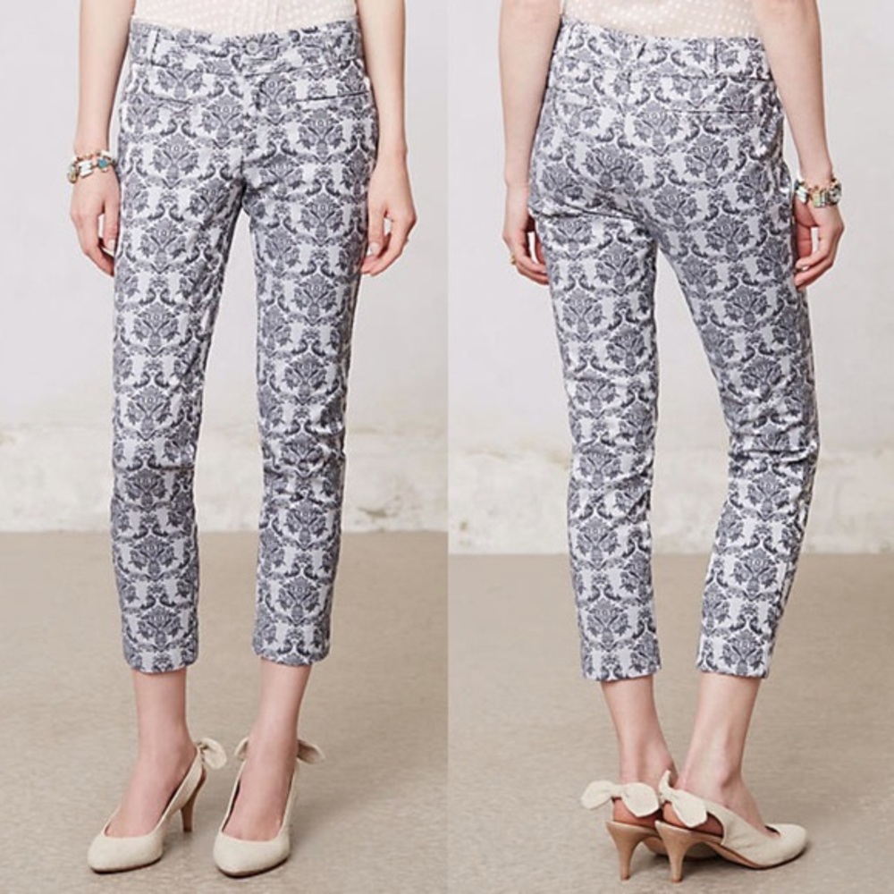 Anthropologie Cartonnier Charlie Ankle Floral Pant 6